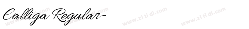 Calliga Regular字体转换 Calliga Regular字体转换